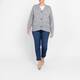 Persona by Marina Rinaldi Knitted Cardigan Grey 