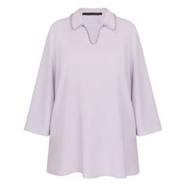 Marina Rinaldi Jewel Embellished Tunic Lavender - Plus Size Collection