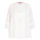 Marina Rinaldi White Cotton Muslin Shirt 