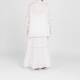 Marina Rinaldi White Cotton Muslin Shirt 