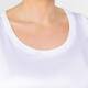 Marina Rinaldi Satin and Jersey Vest White 