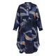 Noen Abstract Print Dress Navy