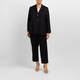 Noen Linen Pull On Trousers Black 