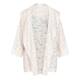 Noen Textured Embroidered Jacket Cream