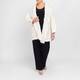 Noen Textured Embroidered Jacket Cream