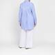 Noen Stripe Embroidered Shirt Blue 