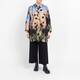 Noen Abstract Print Long Shirt Moss