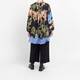 Noen Abstract Print Long Shirt Moss