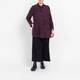 Noen Long Shirt Abstract Detail Bordeaux