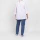 Noen Pinstripe Shirt Lavender and White
