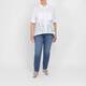 Noen Embroidered Floral Cotton Shirt White