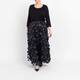 Noen Embellished Mesh Skirt Black