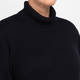 Noen Cotton Blend Polo Neck Sweater Black