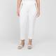 Noen Pull-On Jersey Trouser White