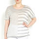 OPEN END varied stripes SWEATER