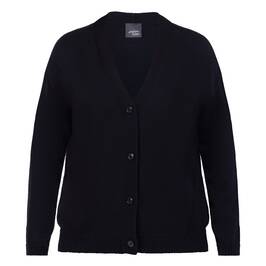 Persona by Marina Rinaldi Cotton Cardigan Black - Plus Size Collection