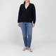Persona by Marina Rinaldi Cotton Cardigan Black