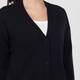 Persona by Marina Rinaldi Cotton Cardigan Black