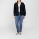 Persona by Marina Rinaldi Cotton Cardigan Black
