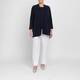 Marina Rinaldi Pull on Triacetate Trouser White
