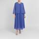 Persona by Marina Rinaldi Dress With Optional Sleeves Cornflower Blue