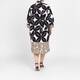 Persona by Marina Rinaldi Printed Shirt Dress Khaki