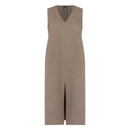 Persona by Marina Rinaldi Long Tencel Dress Khaki Green - Plus Size Collection