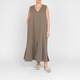 Persona by Marina Rinaldi Long Tencel Dress Khaki Green