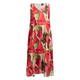 Persona by Marina Rinaldi Floral Print Dress Optional Sleeve Coral