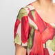 Persona by Marina Rinaldi Floral Print Dress Optional Sleeve Coral
