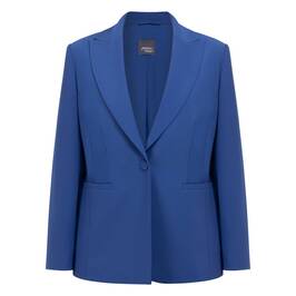 Persona by Marina Rinaldi Cady Blazer Royal Blue  - Plus Size Collection