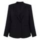 Persona by Marina Rinaldi Single Button Blazer Black