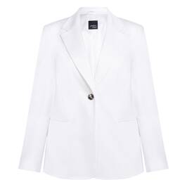 Persona by Marina Rinaldi Milano Jersey Jacket White  - Plus Size Collection