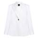 Persona by Marina Rinaldi Milano Jersey Jacket White 
