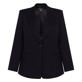 Persona by Marina Rinaldi Stretch Jersey Blazer Black  - Plus Size Collection