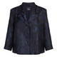 Persona by Marina Rinaldi Metallic Jacquard Jacket Navy 