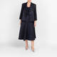 Persona by Marina Rinaldi Metallic Jacquard Jacket Navy 