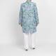 Persona by Marina Rinaldi Embroidered Floral Jacket Blue 