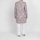 Persona by Marina Rinaldi Embroidered Floral Jacket Lavender 