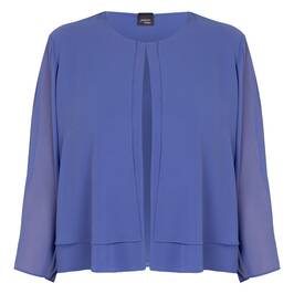 Persona by Marina Rinaldi Georgette Jacket Cornflower Blue - Plus Size Collection