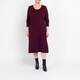 Persona by Marina Rinaldi Knitted Dress Burgundy 