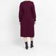 Persona by Marina Rinaldi Knitted Dress Burgundy 