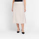 Persona by Marina Rinaldi Wool Blend Skirt Beige