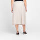 Persona by Marina Rinaldi Wool Blend Skirt Beige