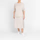 Persona by Marina Rinaldi Ribbed Sweater Beige 