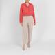 Marina Rinaldi Cady Trouser Slim Fit Beige