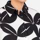 Persona by Marina Rinaldi Cotton Poplin Printed Shirt Khaki