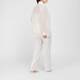 Persona by Marina Rinaldi Georgette Shirt With Flounce Vanilla