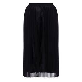 Persona by Marina Rinaldi Tulle Pleated Skirt Black - Plus Size Collection