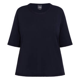 Persona by Marina Rinaldi Sweater Navy  - Plus Size Collection
